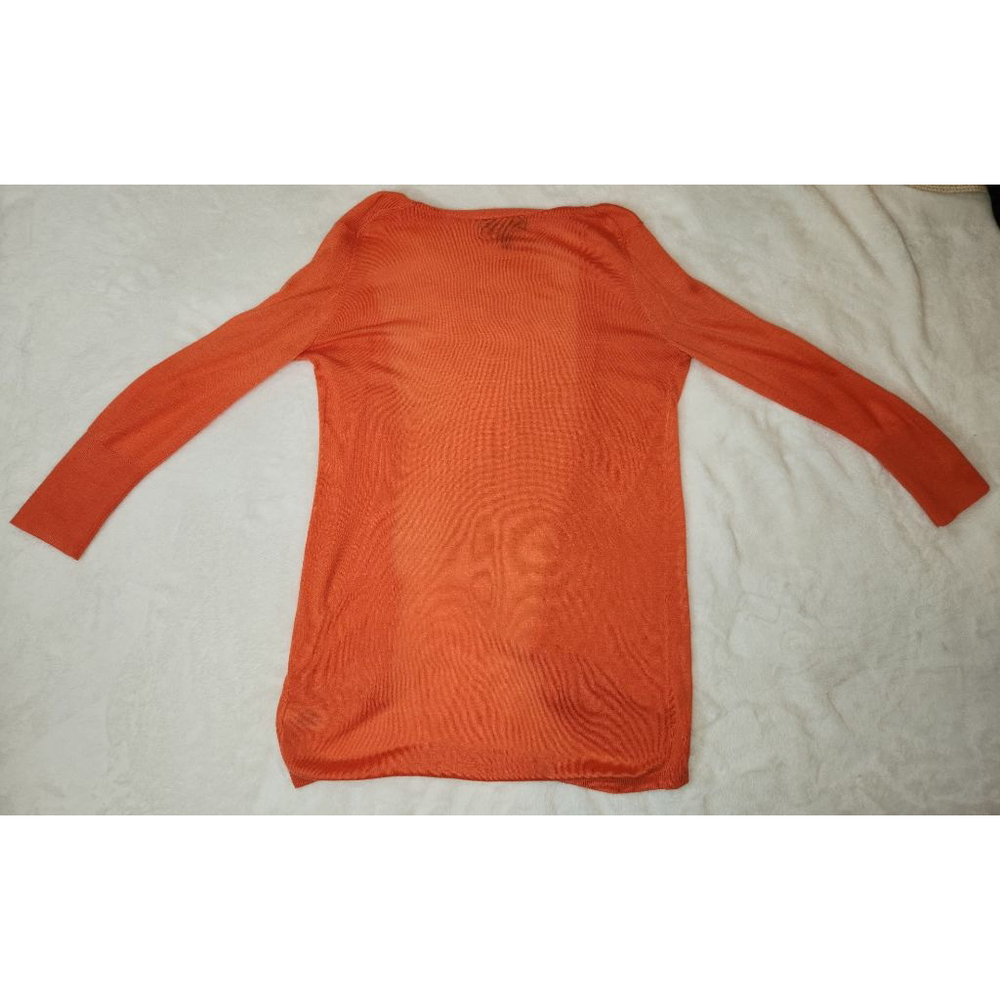 Women's Mossimo Orange Cardigan Size S - Picture 4 of 7